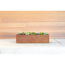Load image into Gallery viewer, 9&quot; H x 48&quot; W x 9&quot; D Metallic Series Corten Steel Planter Box
