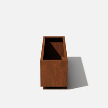 Load image into Gallery viewer, 16&quot; H x 60&quot; W x 15&quot; D Metallic Series Corten Steel Planter Box

