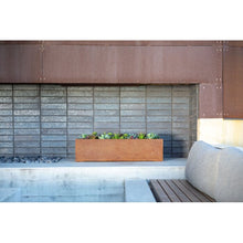 Load image into Gallery viewer, 9&quot; H x 48&quot; W x 9&quot; D Metallic Series Corten Steel Planter Box
