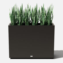 Load image into Gallery viewer, 32&quot; H x 42&quot; W x 16&quot; D Metallic Series Galvanized Powder-Coated Steel Planter Box
