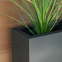 Load image into Gallery viewer, 32&quot; H x 42&quot; W x 16&quot; D Metallic Series Galvanized Powder-Coated Steel Planter Box
