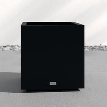 Load image into Gallery viewer, 22&quot; H x 21&quot; W x 21&quot; D Metallic Series Galvanized Steel Planter Box
