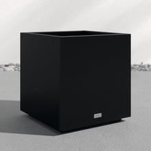 Load image into Gallery viewer, 22&quot; H x 21&quot; W x 21&quot; D Metallic Series Galvanized Steel Planter Box
