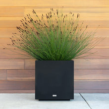 Load image into Gallery viewer, Metallic Series Galvanized Steel Planter Box, 28&quot; H x 27&quot; W x 27&quot; D
