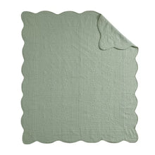 Load image into Gallery viewer, 60&quot; W x 72&quot; L Seafoam Miceli Throw
