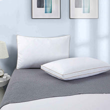 Load image into Gallery viewer, SET OF 2  King Michaud Feather and Down Medium Support Pillow
