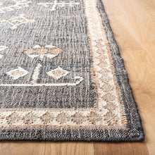 Load image into Gallery viewer, Mickie Area Rug in Black / Ivory, Rectangle 5&#39; x 8&#39;

