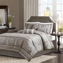 Load image into Gallery viewer, Microfiber Traditional 7 Piece Comforter Set, EC1174

