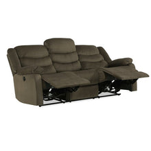 Load image into Gallery viewer, Chorley Microfiber/Microsuede Reclining 81&quot; Pillow Top Arm Sofa Brown AS IS
