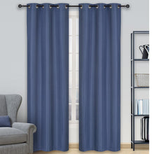 Load image into Gallery viewer, Miera Solid Room Darkening Thermal Grommet Curtain Panels (Set of 2) 325TR
