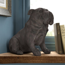 Load image into Gallery viewer, 13&quot; H x 17&quot; W x 9&quot; D Mikkelson Sitting Bulldog Figurine 2933AH
