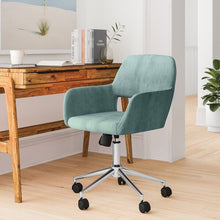 Load image into Gallery viewer, Mila Task Chair Aqua/Chrome AS IS 3003RR

