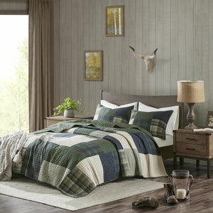 Mill Creek Oversized Cotton Quilt Set, King/Cal. King