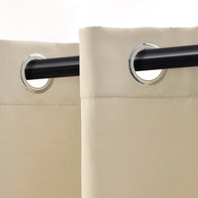 Load image into Gallery viewer, Millendon Insulated Solid Blackout Thermal Curtain Panels 52&quot; x 63&quot; (Set of 2)
