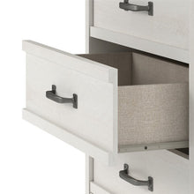 Load image into Gallery viewer, Millom 5 Drawer Chest Ivory Oak #1232HW
