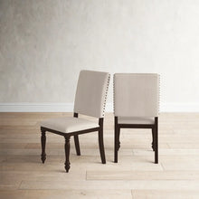 Load image into Gallery viewer, Milner Upholstered Solid Back Side Chair (Set of 2)
