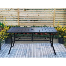 Load image into Gallery viewer, Milnor Metal 6 - Person Dining Table
