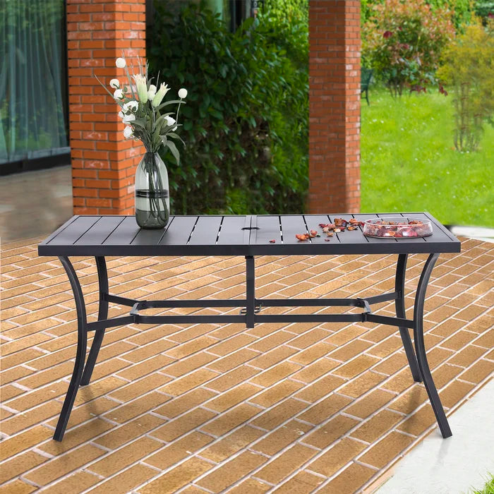 Milnor Metal 6 - Person Dining Table