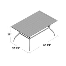 Load image into Gallery viewer, Milnor Metal 6 - Person Dining Table
