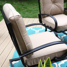 Load image into Gallery viewer, Milnor Spring Recliner Patio Chair with Cushions (Set of 2)
