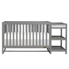 Load image into Gallery viewer, Gray Milo 5-in-1 Convertible Crib and Changer
