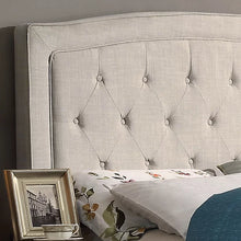 Load image into Gallery viewer, Full Beige Milo Tufted Upholstered Low Profile Standard Bed

