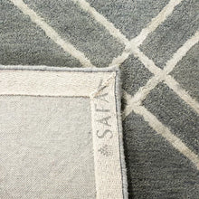 Load image into Gallery viewer, Milroy Handmade Tufted Wool Dark Gray Rug 6&#39; square
