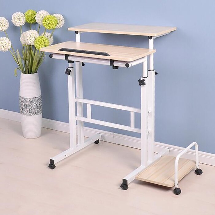 Mind Reader 2 Tier Sit and Stand Computer Desk (SB522)