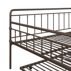 Twin Bronze Minehead Twin Daybed with Trundle 7667