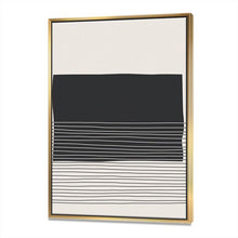 Load image into Gallery viewer, 20&#39;&#39; H x 12&#39;&#39; W x 1&#39;&#39; D Black/White Minimal Geometric Lines and Squares VIII - Print on Canvas 1702AH

