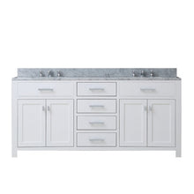 Load image into Gallery viewer, Minnetrista 72&quot; Double Bathroom Vanity BASE ONLY White AS IS
