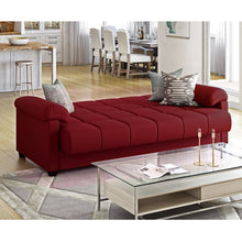 Load image into Gallery viewer, Minter 87&quot; Pillow Top Arm Sleeper Sofa Bed (SB827)
