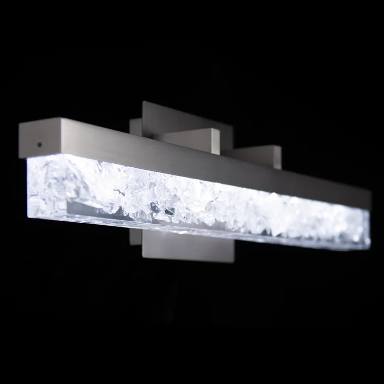 Modern Forms Brushed Nickel Minx 1-Light Dimmable LED Vanity Light