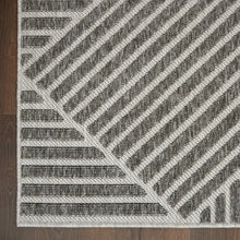 Load image into Gallery viewer, Mira Power Loom Dark Gray Indoor/Outdoor Rug, Rectangle 4&#39; x 6&#39;
