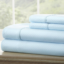 Load image into Gallery viewer, Mirabal Double-Brushed Chevron Microfiber Sheet Set SB1954
