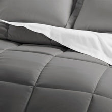 Load image into Gallery viewer, Queen Comforter + 7 Additional Pieces Gray Mirabal Microfiber Modern &amp; Contemporary 8 Piece Bedding Set
