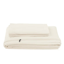 Load image into Gallery viewer, King Duvet Cover + 2 Shams Ivory Mirabal Microfiber Traditional Duvet Cover Set
