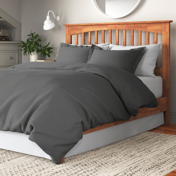 Mirabal Microfiber Traditional Duvet Cover Set, King