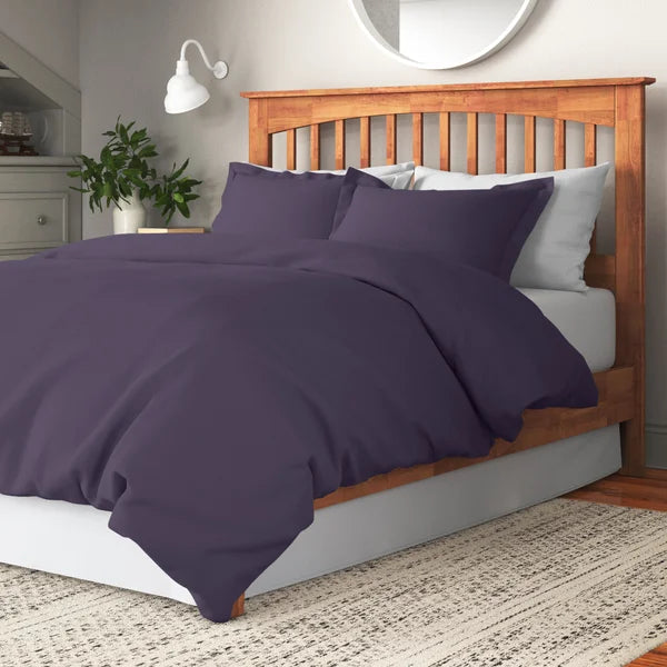 Mirabal Microfiber Traditional Duvet Cover Set queen