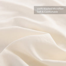 Load image into Gallery viewer, King Duvet Cover + 2 Pillowcase Ivory Miraflores 3 Piece Duvet Cover Set 1484AH
