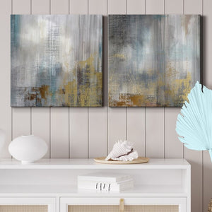 40" H x 80" W x 1" D Misty Sky I - 2 Piece Wrapped Canvas Print