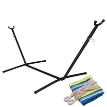 Load image into Gallery viewer, Green Stripe Mitre Double Camping Hammock with Stand CG10
