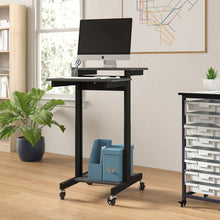 Load image into Gallery viewer, Mobile Adjustable Height Computer Workstation AV Cart 2915AH

