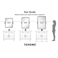 Load image into Gallery viewer, Modern &amp; Contemporary Beveled Bathroom / Vanity Mirror 24 x 20
