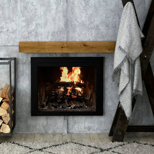 Modern Farmhouse  60" Fireplace Shelf Mantel Aged Oak(2184RR)