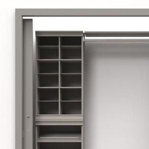 Modular Storage 21.38" W Shelving Unit with 12 Shelves