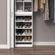 Load image into Gallery viewer, Modular Storage 21.38&quot; W Shoe Shelf Unit with 4 Shelves
