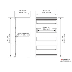 Modular Storage 21.38" W Stackable Unit MRM1395