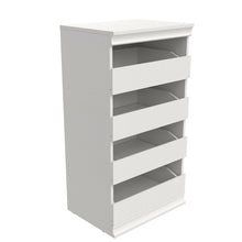 Load image into Gallery viewer, White Modular Storage 21.38&quot; W Stackable Unit, 5685RR
