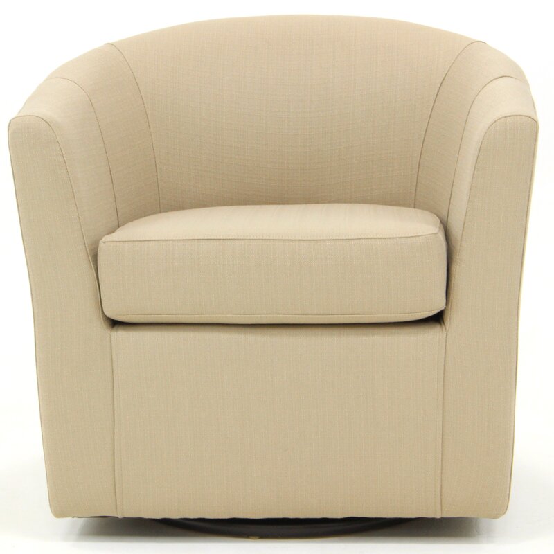 Molinari 31'' Wide Swivel Barrel Chair